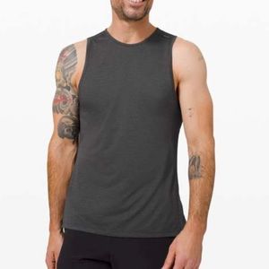 Lululemon Men’s Fast and Free Tank Heathered Graphite Grey / Graphite Grey